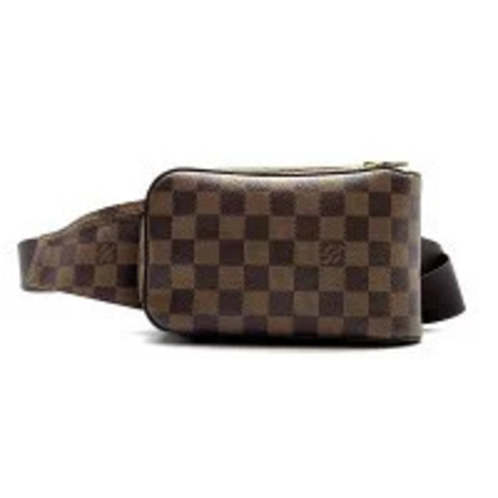 Louis Vuitton Zipper Body Geronimos Bag Damier Shoulder Bum Brown